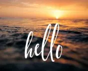 Sunrise over an ocean highlighting new beginnings