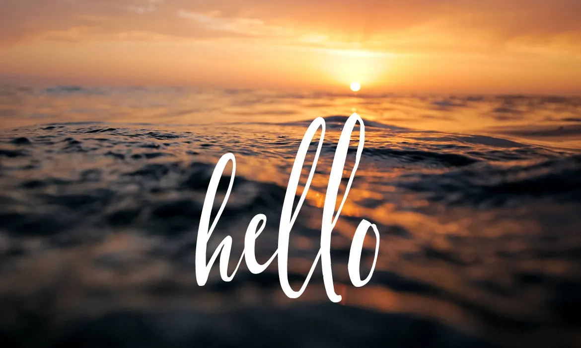 Sunrise over an ocean highlighting new beginnings